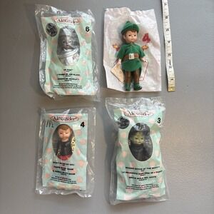 Lot Of 4 Happy Meal Madame Alexander Toys Miniature Wizard Of Oz Mickey Mouse